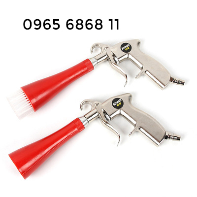 Súng hút thổi khí nén chuyên dụng làm sạch nội thất ô tô súng hút bụi máy nén khí đầu chổi