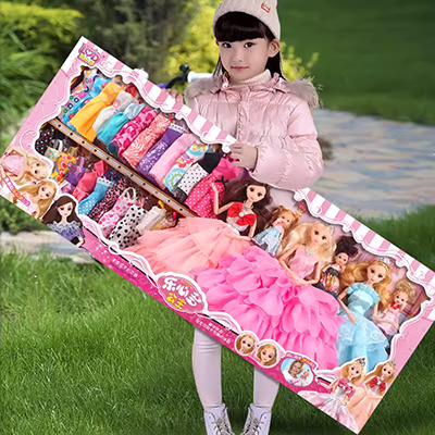 Miaowa Barbie Beauty Doll Dress 30cm Trang phục Làm đẹp Kính áp tròng Câu đố sáng tạo Siêu nhiều phụ kiện Váy búp bê - Búp bê / Phụ kiện