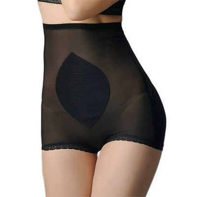 Định hình sau sinh cao eo đồ lót phụ nữ hông mông corset eo thon cơ thể định hình quần mỏng cắt bụng - Quần cơ thể