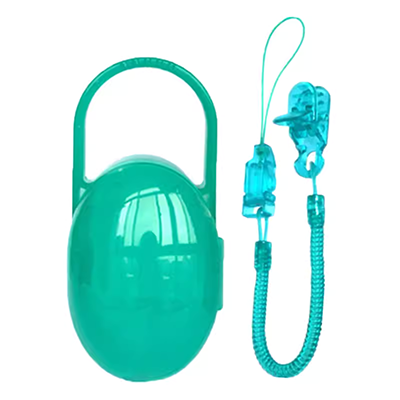 Khóa di động, dây xích bền, dây chống tụt, núm lò xo, răng nhai, dây đeo núm vú giả, kẹp xích chống rơi - Các mục tương đối Pacifier / Pacificer
