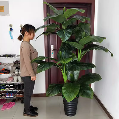 Cây giả Cây giả tài lộc cây mô phỏng cây sàn chậu lớn phòng khách cây cảnh hoa giả hoa nhựa trang trí mô phỏng cây xanh - Hoa nhân tạo / Cây / Trái cây
