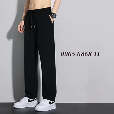 Quần tây nam phong cách Hàn Quốc mùa hè mỏng phần quần cắt cạp quần rắn màu rủ Nhật Bản quần âu Nhật Bản quần tây nam thẳng - Quần