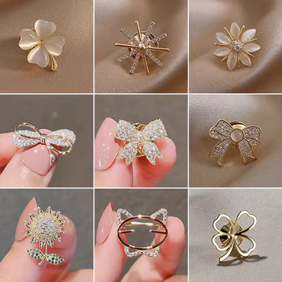 Hàng hóa linh tinh AYW | Dễ thương ma thuật thỏ trâm phim hoạt hình động vật thỏ muỗng nĩa pin huy hiệu túi - Trâm cài