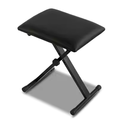 [Loại gia cố] Ghế đẩu đàn piano điện tử Ghế đàn piano di động gấp gọn và dễ mang theo Ghế ngồi nhạc cụ - Phụ kiện nhạc cụ