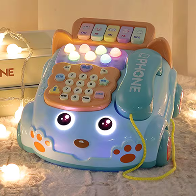 Mingying bé điện thoại di động đồ chơi trẻ em có thể sạc lại màn hình cảm ứng trẻ em nam và nữ mô phỏng điện thoại 0-1-2-3 tuần - Đồ chơi âm nhạc / nhạc cụ Chirldren