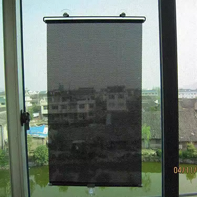 Rèm vải che nắng hút cốc che nắng kính cửa sổ chống nắng cửa sổ khối truyền ánh sáng đơn giản nhà màu đen cách nhiệt - Phụ kiện rèm cửa