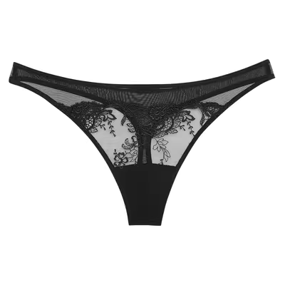 LA PERLA quần lót của phụ nữ PRIMULA vải tuyn mỏng sexy bán thấm nước quần sịp thêu mùa xuân và mùa hè - Võ sĩ quyền Anh