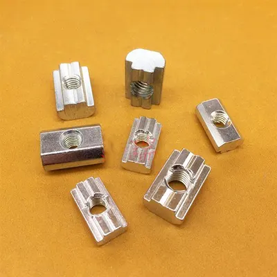 30 thanh trượt hồ sơ nhôm công nghiệp nhôm nhôm định hình phụ kiện 204045 đai ốc kết nối mảnh đặc biệt cho hình vuông - Chốt