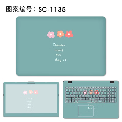 1555 inch F554L F554L crop-free R556L / U Máy tính nhãn dán R557L vỏ phim máy tính xách tay X554L sáng tạo hình nền hoạt hình tự làm tùy chỉnh anime cá tính đơn giản dán - Phụ kiện máy tính xách tay
