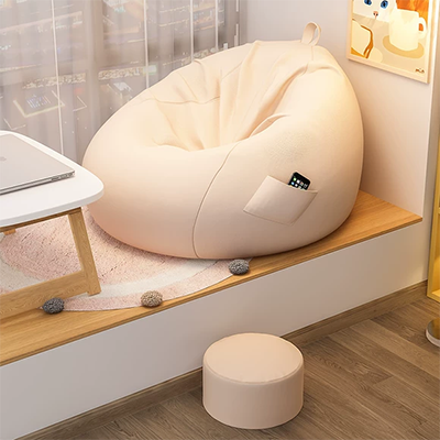 Túi đậu sáng tạo lười ghế sofa nhỏ nhà di động trẻ em ghế đơn ghế đơn phong cách nước ngoài phòng ngủ ấm áp cô gái - Ghế sô pha