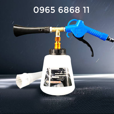 Súng rửa xe ô tô  sử dụng khí nén làm sạch sâu nội thất động cơ ô tô súng phun bọt tuyết cầm tay