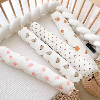 Gối kẹo nhỏ Dải dài Gối hình trụ cho bé Ngủ Gối kê cổ Gối đệm tròn Gối có lõi có thể tháo rời - Trở lại đệm / Bolsters
