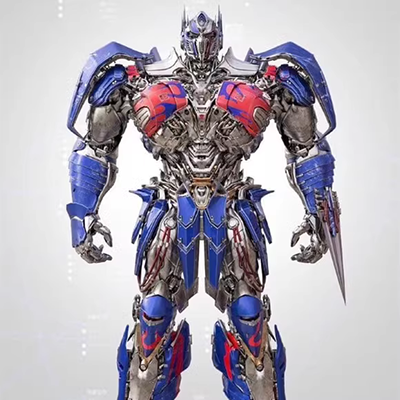 Mô hình giấy 3D có thể biến dạng Optimus Prime tự làm đồ chơi giáo dục thủ công làm bằng tay đồ trang trí ngăn xếp trang trí - Mô hình giấy