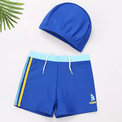Quần bơi trẻ em, đồ bơi bé trai, quần boxer trẻ em loại lớn, đồ bơi, kính bơi, mũ bơi, dụng cụ bơi lội - Bộ đồ bơi của Kid
