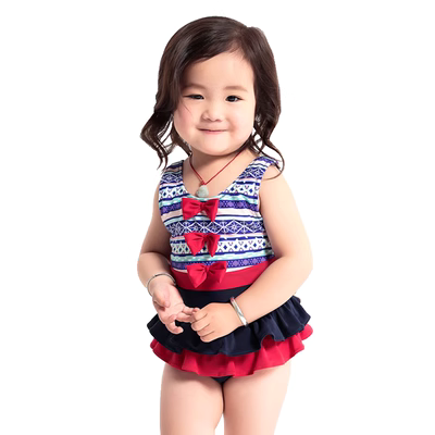 Cửa hàng mới khuyến mãi đồ bơi trẻ em mới, đồ bơi trẻ em vừa và nhỏ, đồ bơi bé gái kiểu váy một mảnh dễ thương nhanh khô - Bộ đồ bơi của Kid