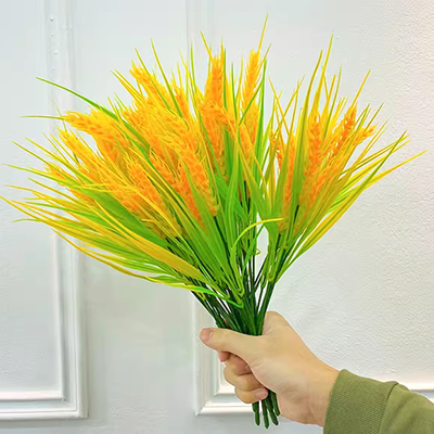 Lúa gạo giả lúa mì tai lúa mì lúa mì lúa mì trang trí hoa nhựa hoa đơn - Hoa nhân tạo / Cây / Trái cây
