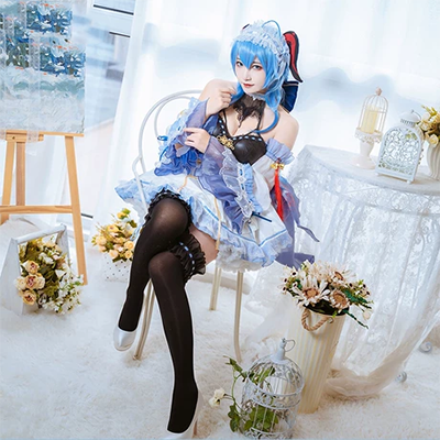 Hee Hee Anime Azur Lane-Corporate Christmas Modeling Cosplay Cosplay Customized Cos Costume Trang phục Halloween - Cosplay