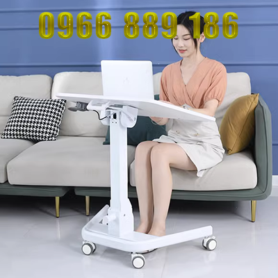 Giường 40cm máy tính bàn kính thiên văn lười biếng cạnh giường ngủ có thể gập lại nâng bàn nhỏ di động bàn nâng cao - Bàn