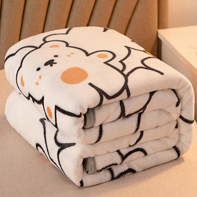 Ký túc xá dễ thương một mét hai tấm san hô chăn đơn pad danh sách dễ thương chăn sang trọng đôi da lộn - Khăn trải giường