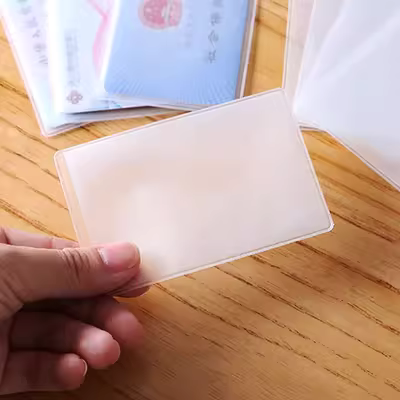 [10-100 cái] Chủ thẻ ngân hàng chống từ tính mờ Chủ thẻ IC Chủ thẻ ID chủ thẻ thành viên Nắp bảo vệ - Hộp đựng thẻ