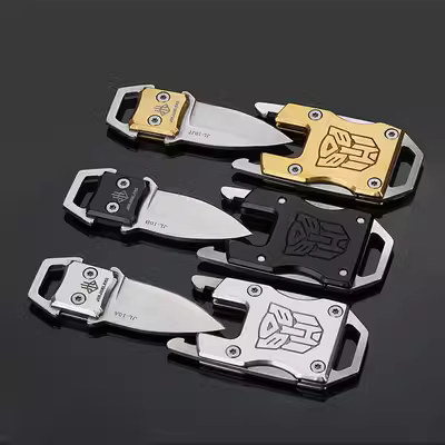 Dao trái cây Dao nhỏ Dao nhỏ Dao gấp tự vệ Phá dỡ Cấp tốc Mở gói Đồ chơi đa chức năng Móc khóa học sinh - Công cụ Knift / công cụ đa mục đích
