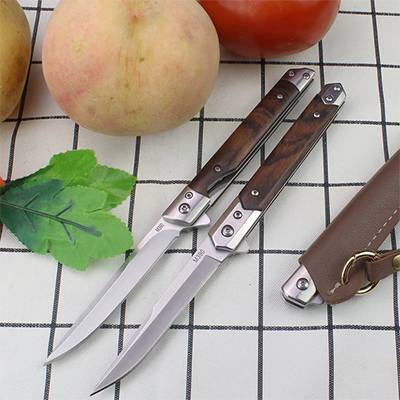 Dao ngoài trời tay cầm hợp kim titan cầm tay dao nhỏ tự vệ siêu nhẹ, sắc bén, độ cứng cao Dao gấp thép M390 - Công cụ Knift / công cụ đa mục đích