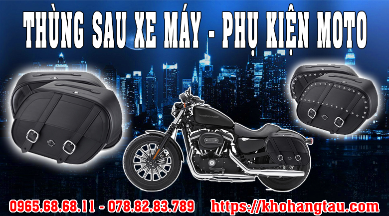 Tại sao chúng ta nên chọn thùng sau xe, phụ kiện moto