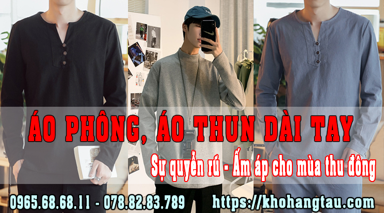 Bật mí cách phối đồ với '' Áo thun dài tay nam '' đẹp nhất trong mua thu đông